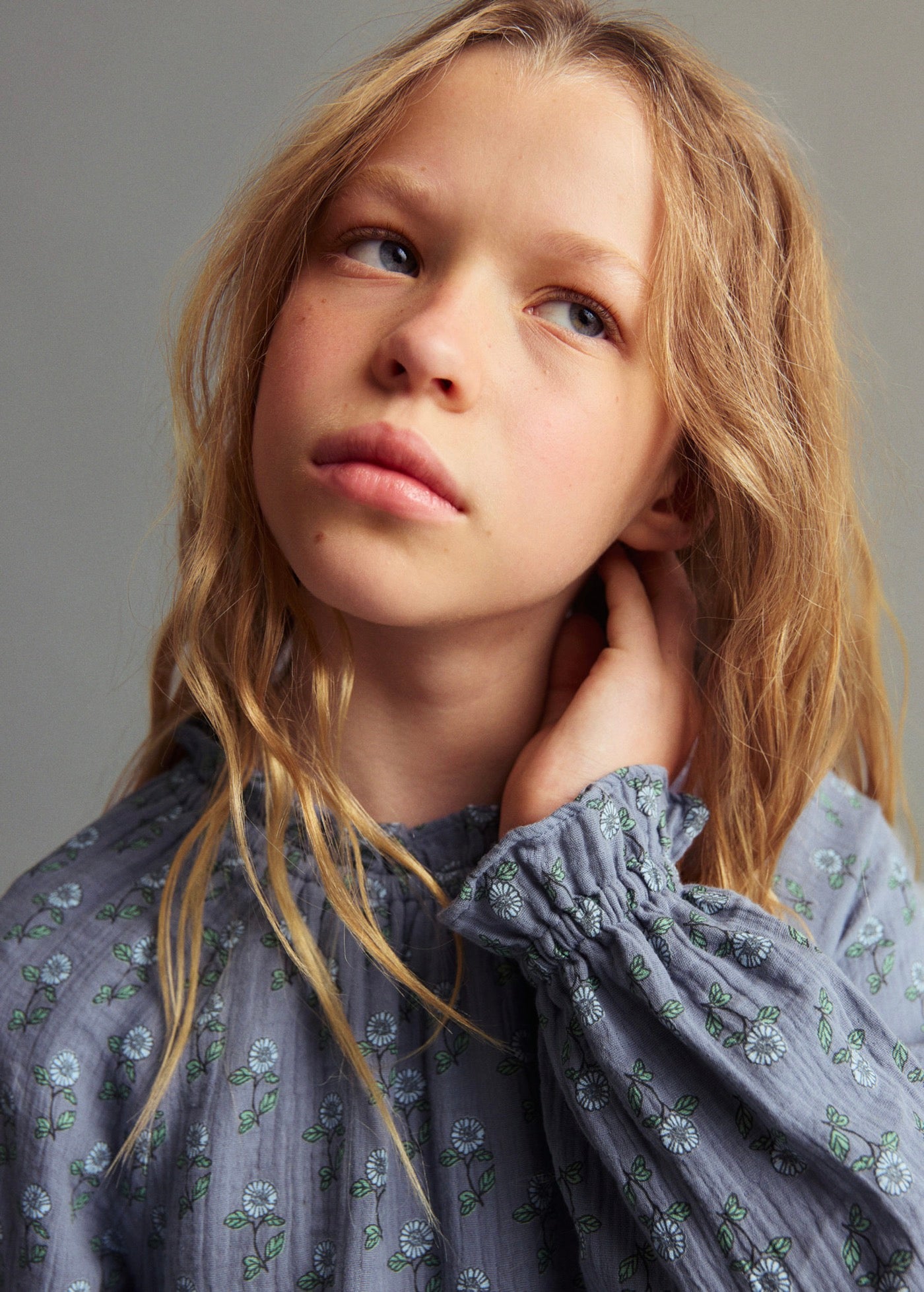 Robe Petunia Bleu Ciel - Fille