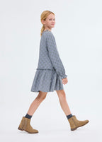 Robe Petunia Bleu Ciel - Fille