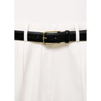 Combinaison À Ceinture Tissu Combiné