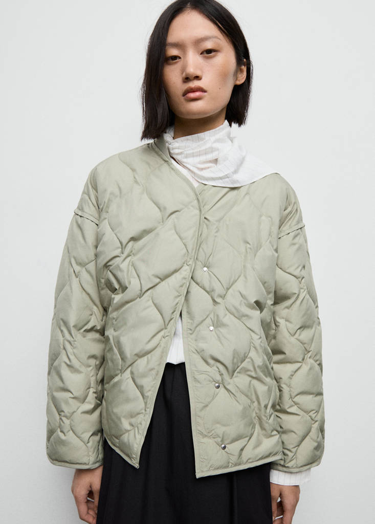 Anorak trapuntato oversize