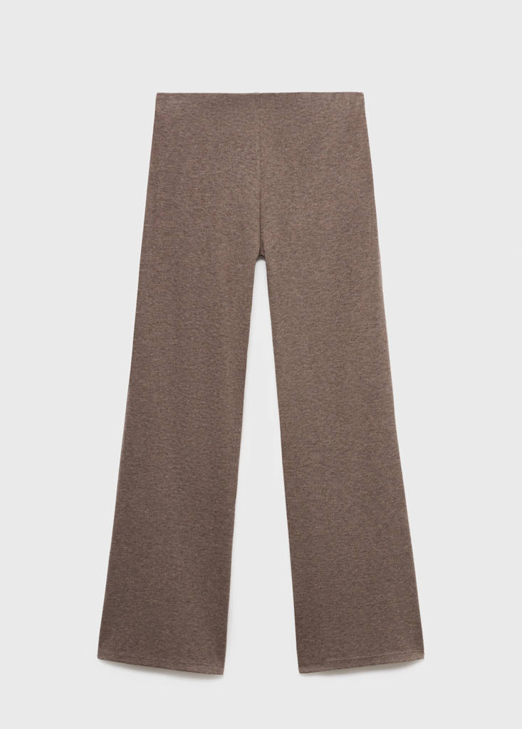 Pantaloni In Maglia Con Elastico In Vita