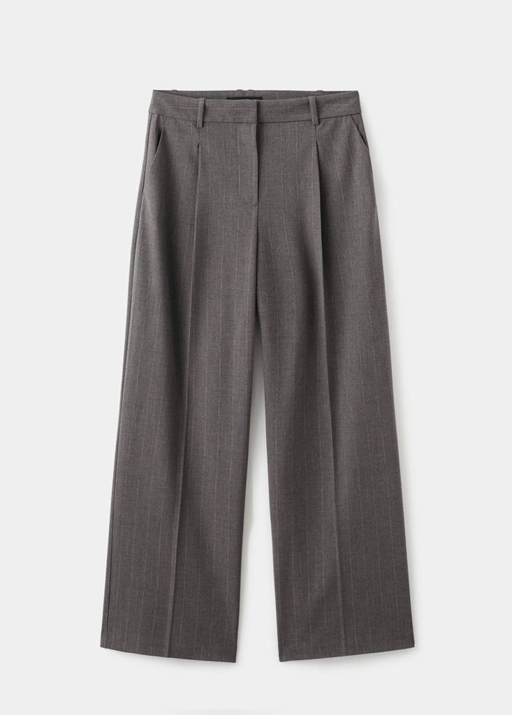 Pantaloni Ampi con Pinces
