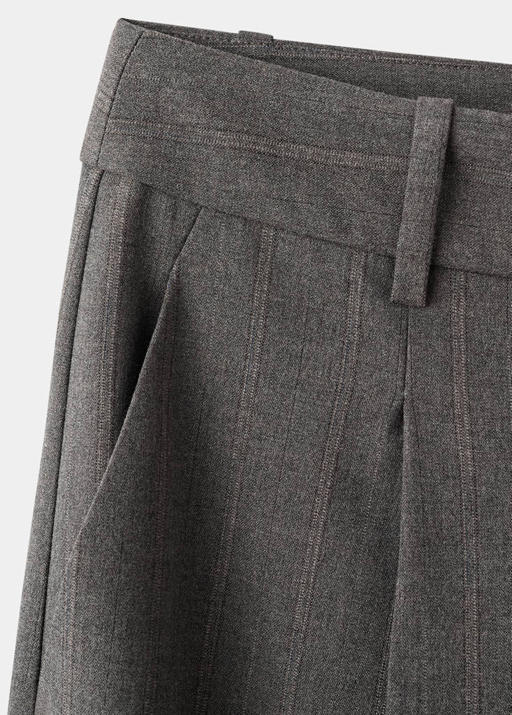 Pantaloni Ampi con Pinces
