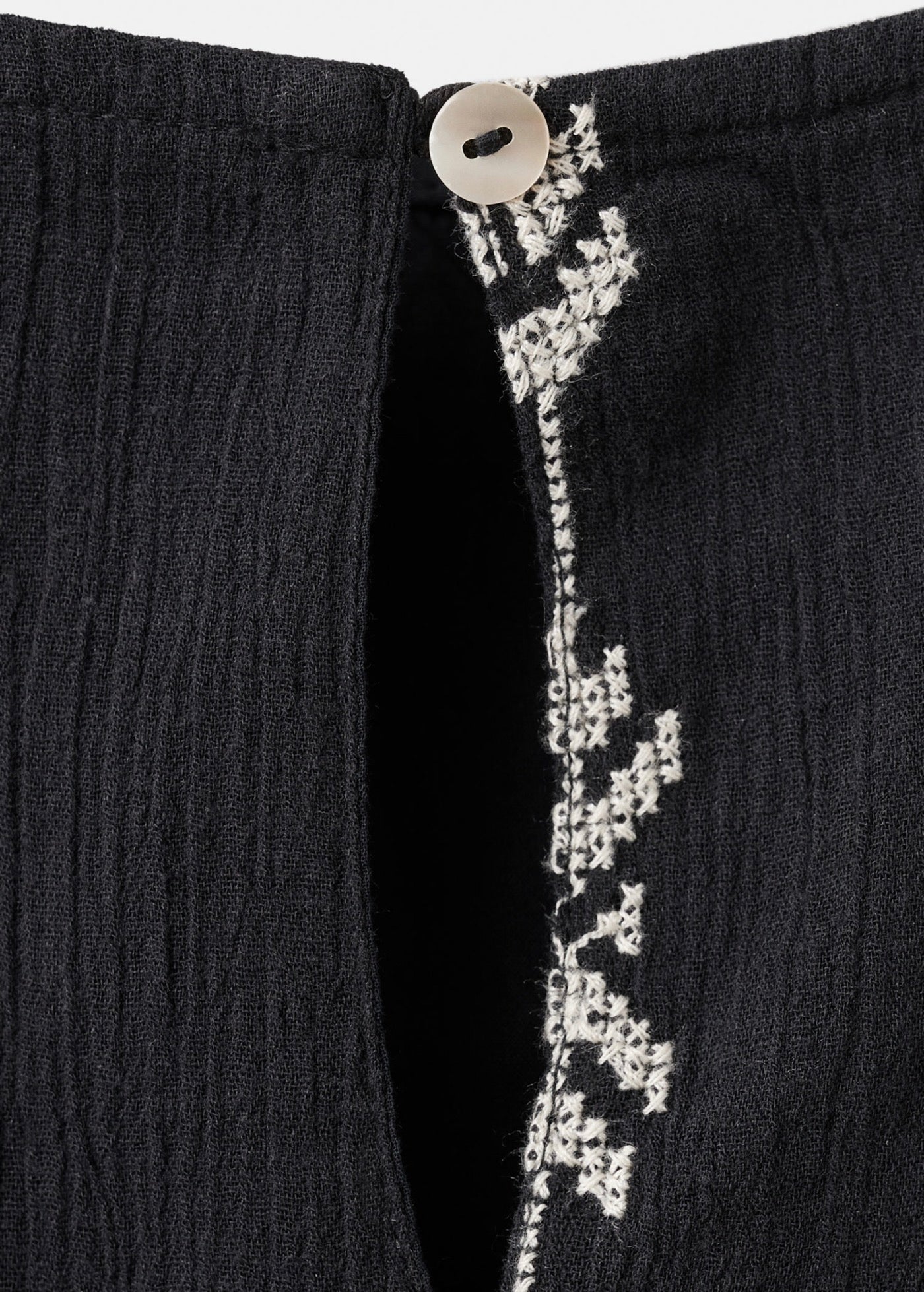 Robe India Noir - Fille