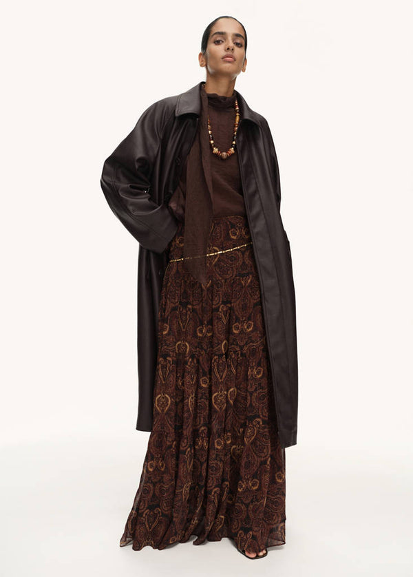 Trench Long Cuir Synthétique