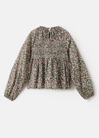 Mireia Green Blouse - Girl