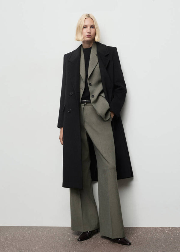 Pantalon De Costume Droit À Pinces