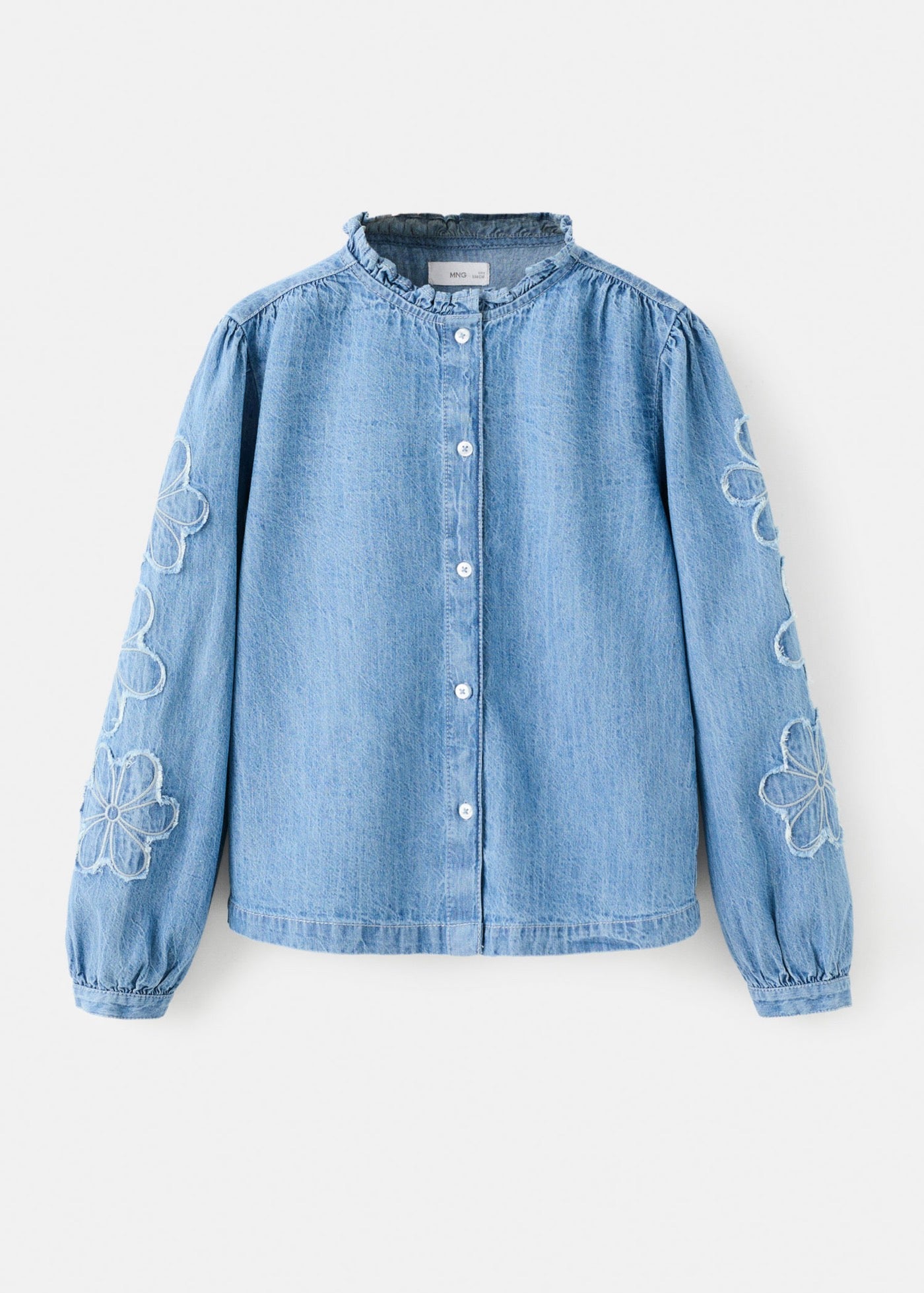 Blouse Fabiola Bleu Moyen - Fille