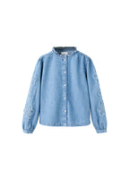Blouse Fabiola Bleu Moyen - Fille