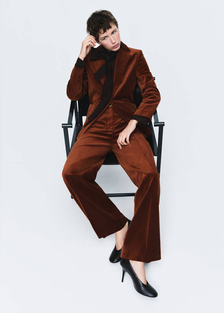 Pantalon Costume Velours