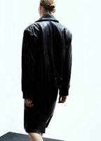 Leather Bomber Jacket
