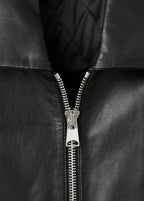 Leather Bomber Jacket