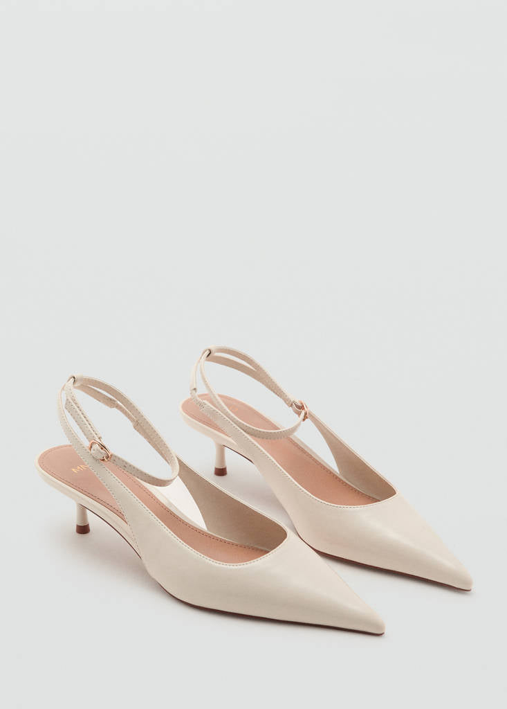Scarpe a Punta Tacco Kitten Heel