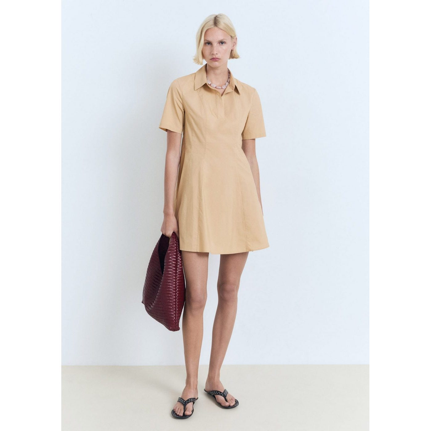 Cotton Shirt Dress
