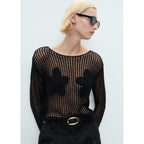 Pull-Over Brodé Maille