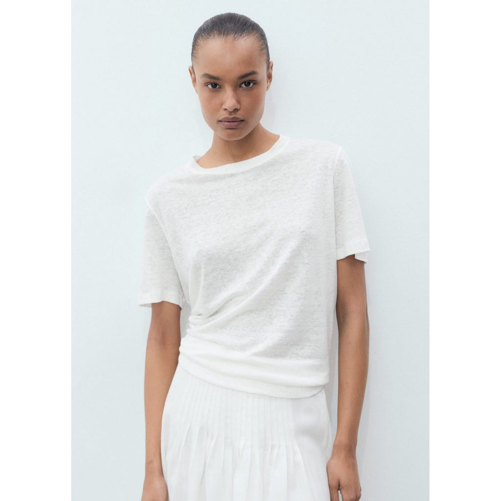 T-Shirt Lenu - Blanc Cassé