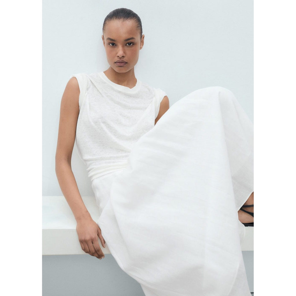 T-Shirt Lenu - Blanc Cassé