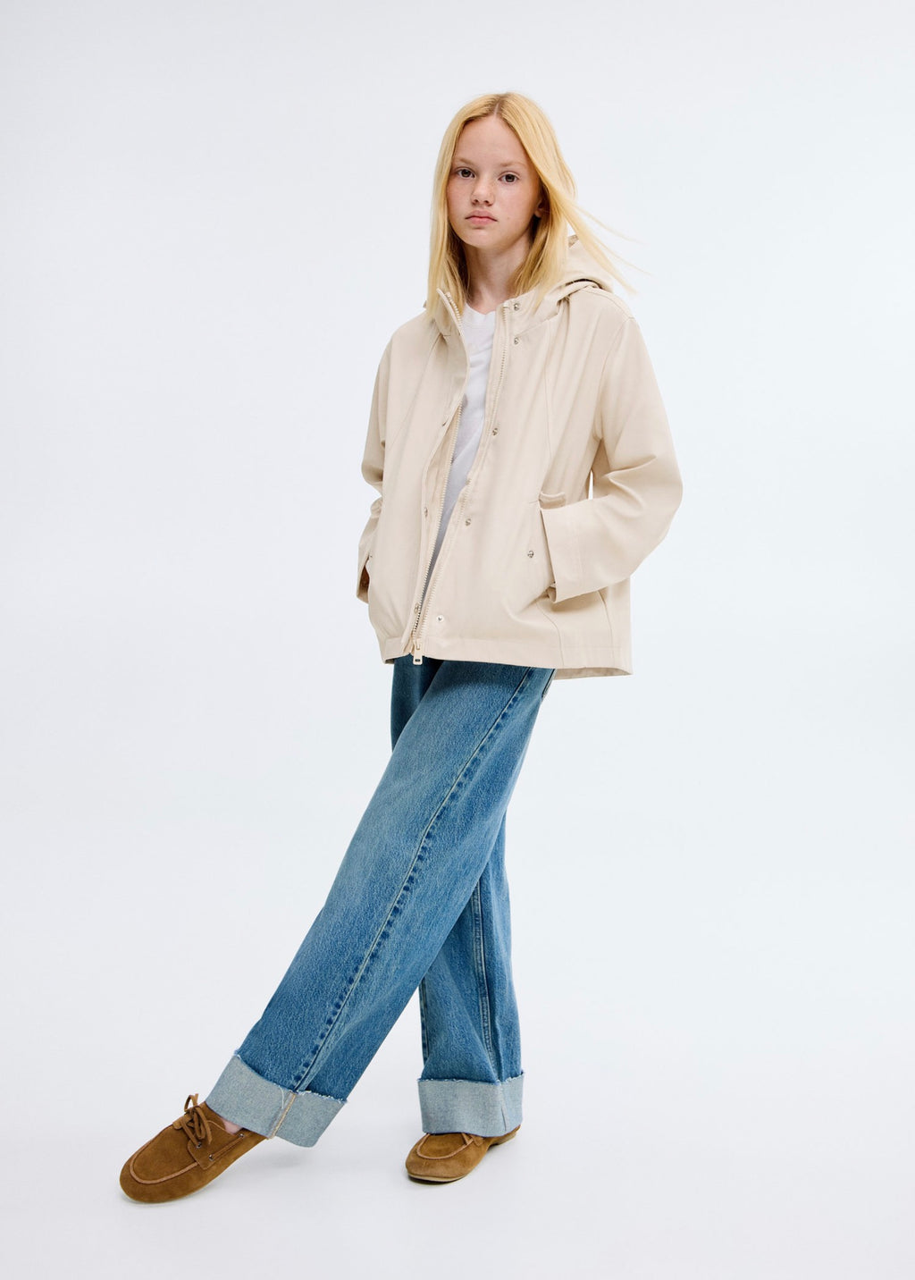 Gala Beige Jacket - Girl