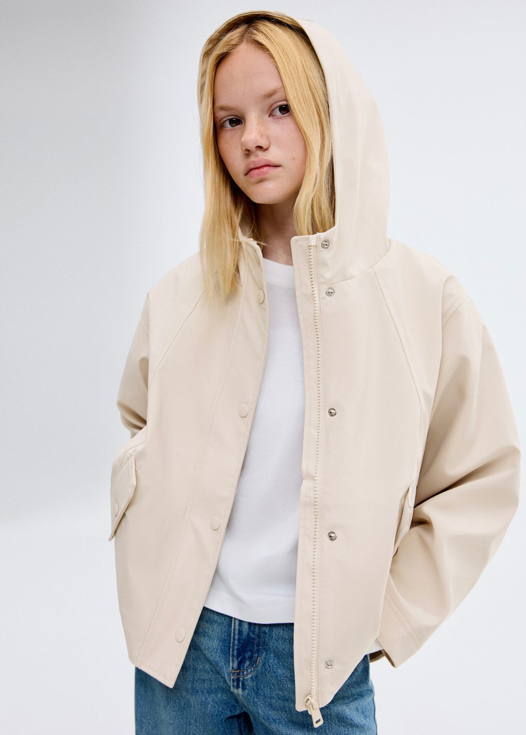 Gala Beige Jacket - Girl