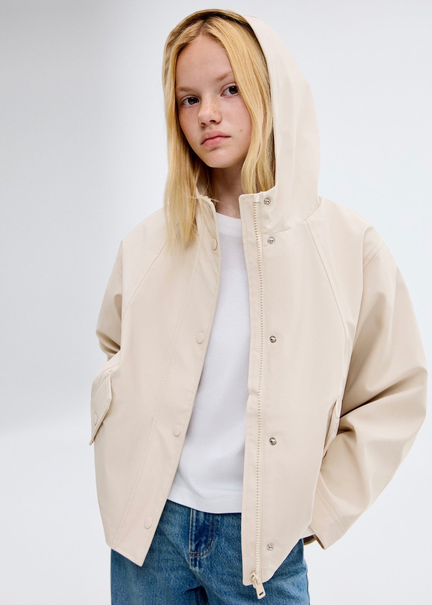 Gala Beige Jacket - Girl
