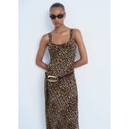 Robe Midi Léopard