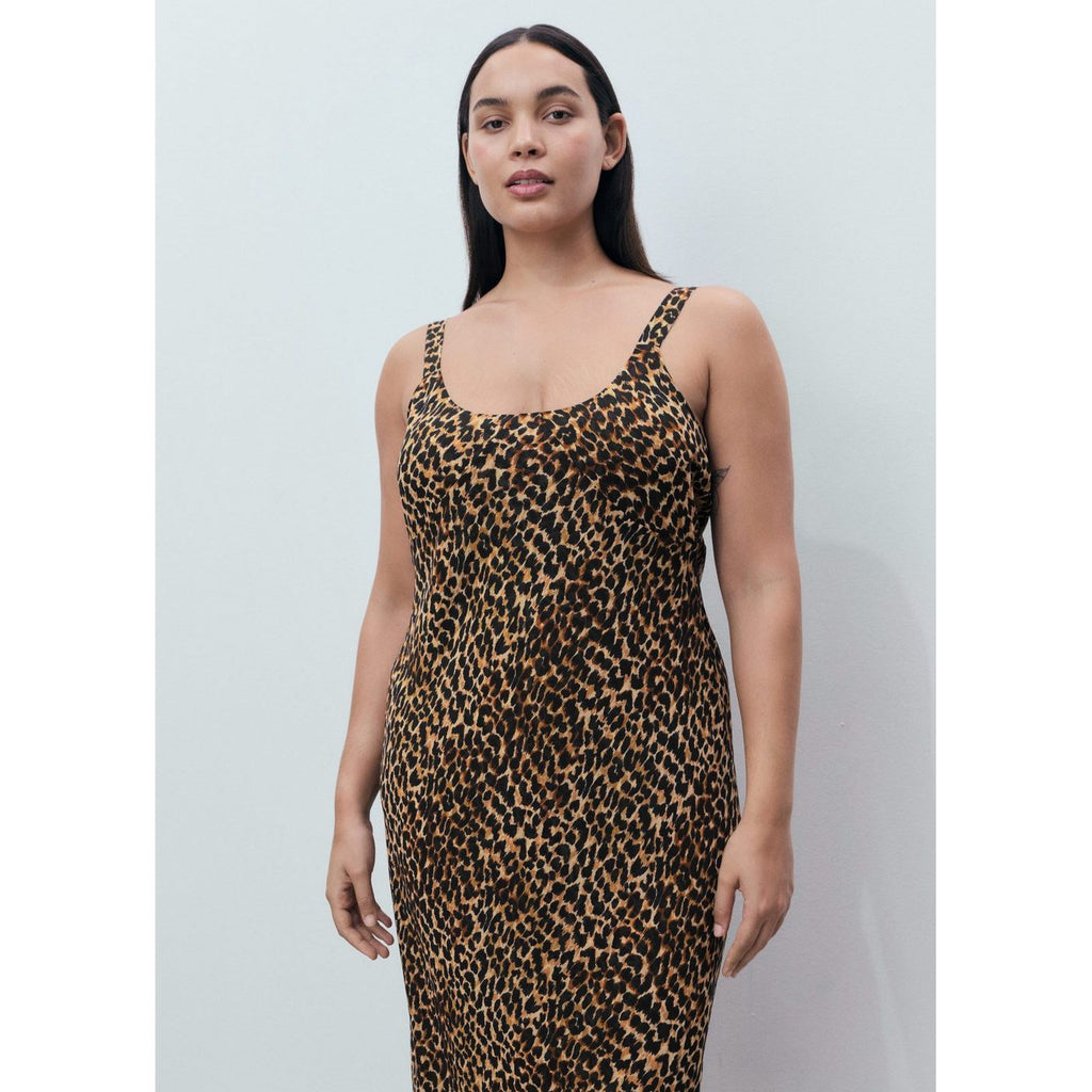 Robe Midi Léopard