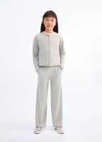 Pantalon Megan Gris Clair Chiné - Fille