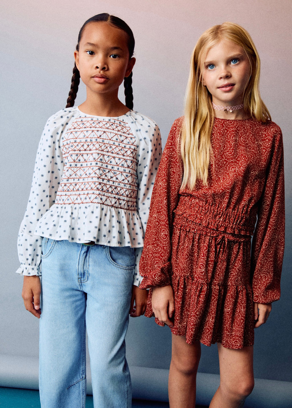 Blouse Silvana Écru - Fille