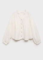Alba Ecru Shirt - Girl