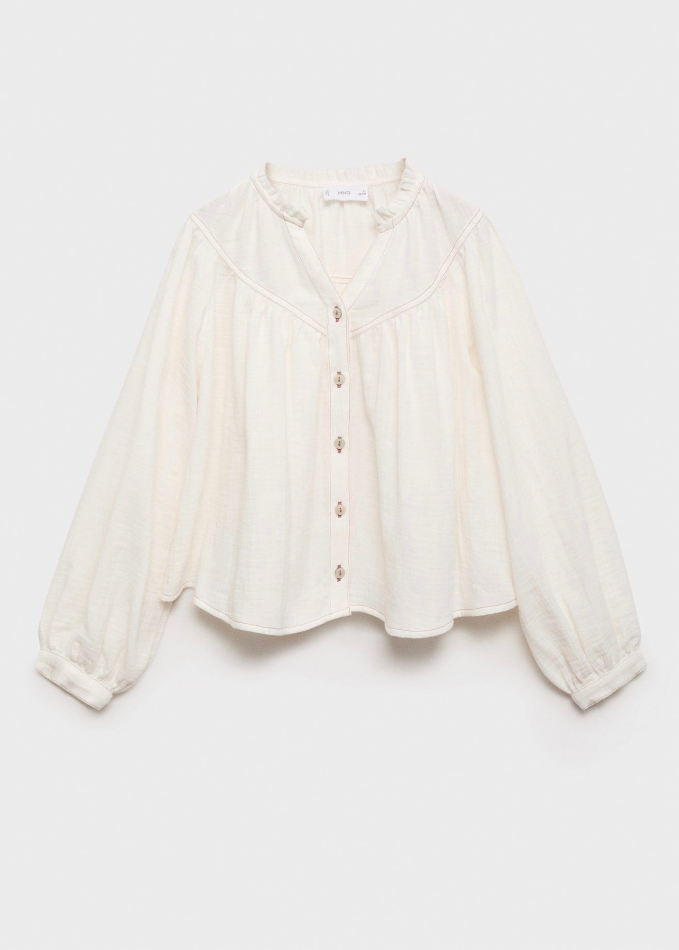 Alba Ecru Shirt - Girl
