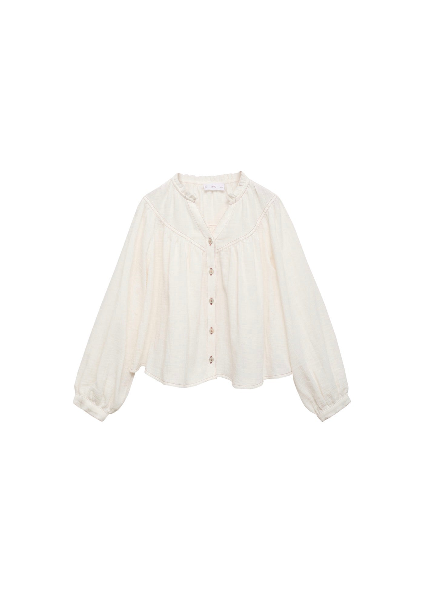 Alba Ecru Shirt - Girl