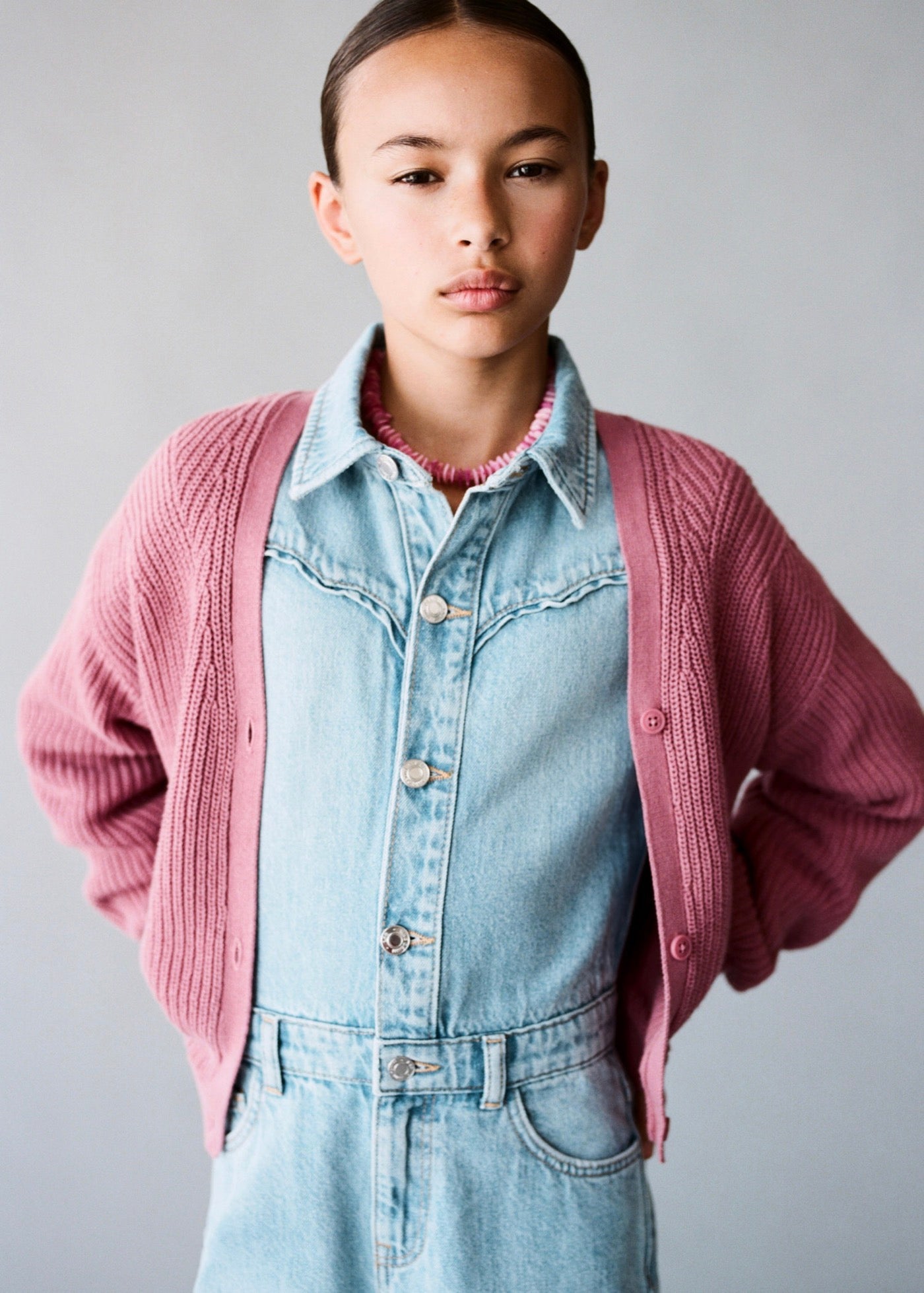 Combinaison Worker Bleu Clair - Fille