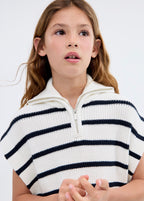 Elise Off-White Cardigan - Girl