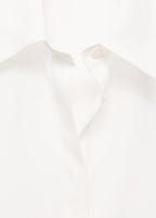 Camicia in lyocell con bottoni nascosti