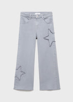 Patch Blue Trousers - Girl