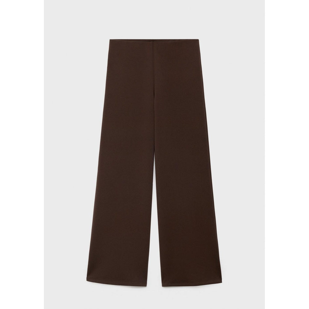 Pantalones rectos con cintura elástica
