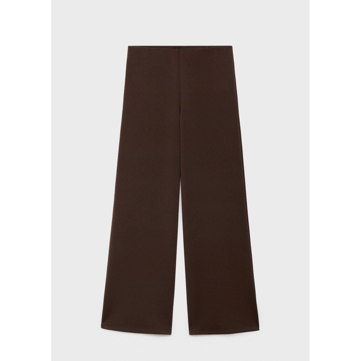 Pantalones rectos con cintura elástica