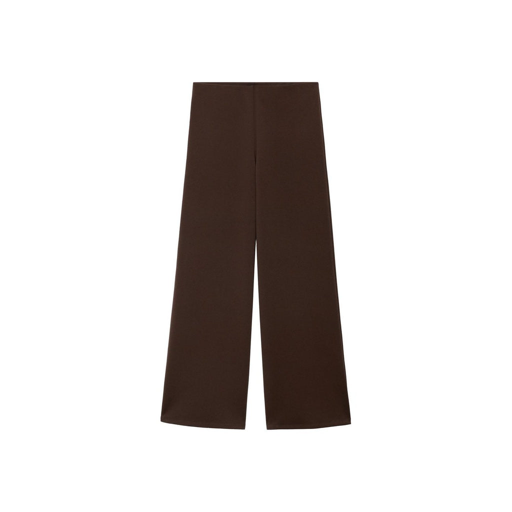 Pantalones rectos con cintura elástica