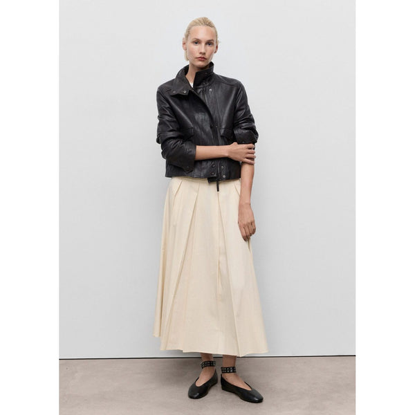 Pleated Midi-Skirt