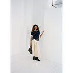 Pleated Midi-Skirt