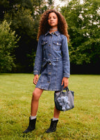 Robe Andrea Bleu Marine - Fille