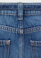 Jean Belted Bleu Marine - Fille