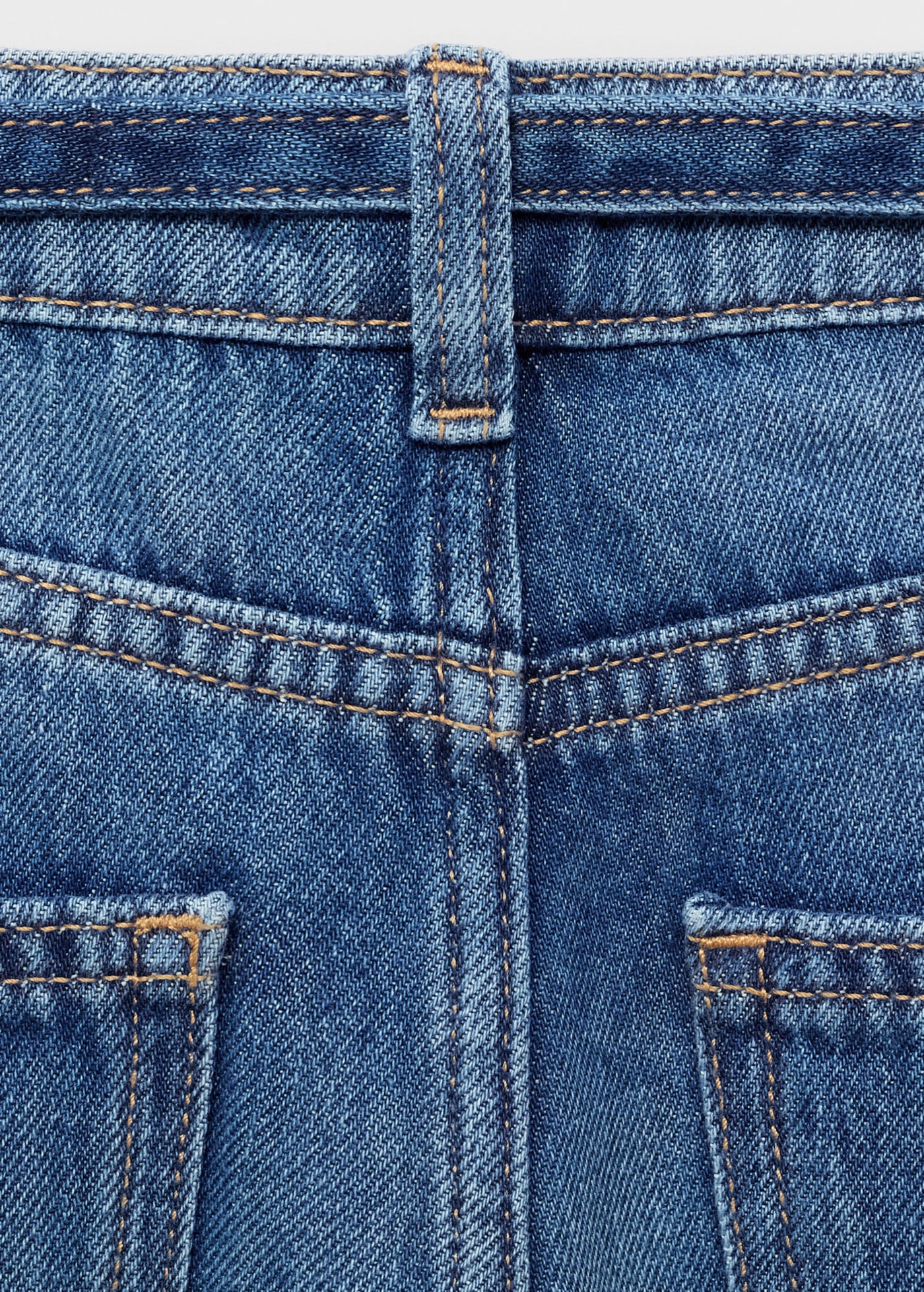 Jean Belted Bleu Marine - Fille