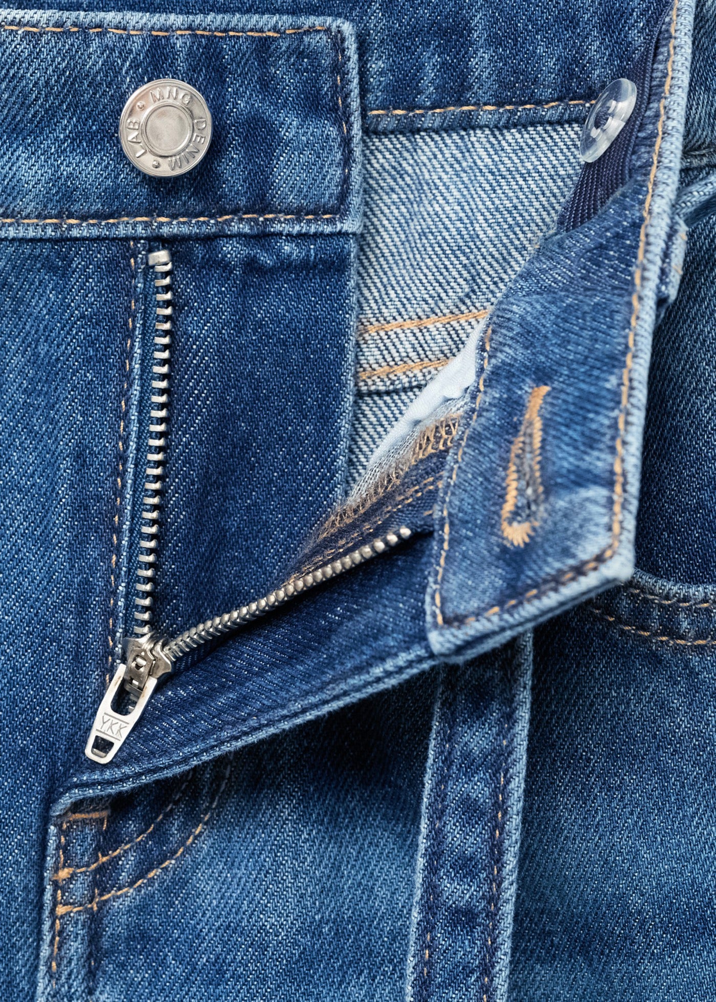 Jean Belted Bleu Marine - Fille