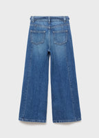 Jean Belted Bleu Marine - Fille