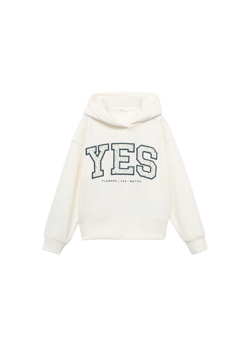 Sweat Yes Blanc Cassé - Fille
