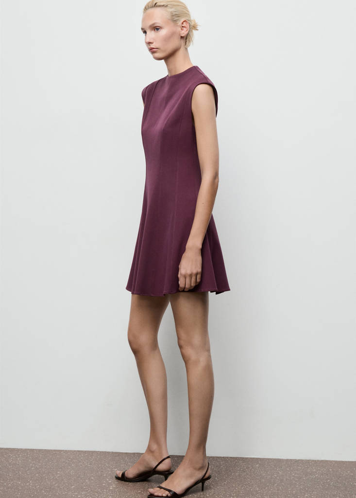 Flared Dress with Seam Detail