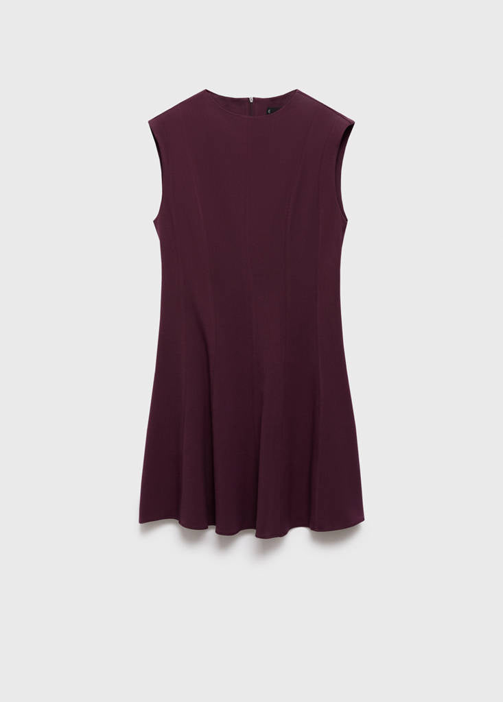 Flared Dress with Seam Detail