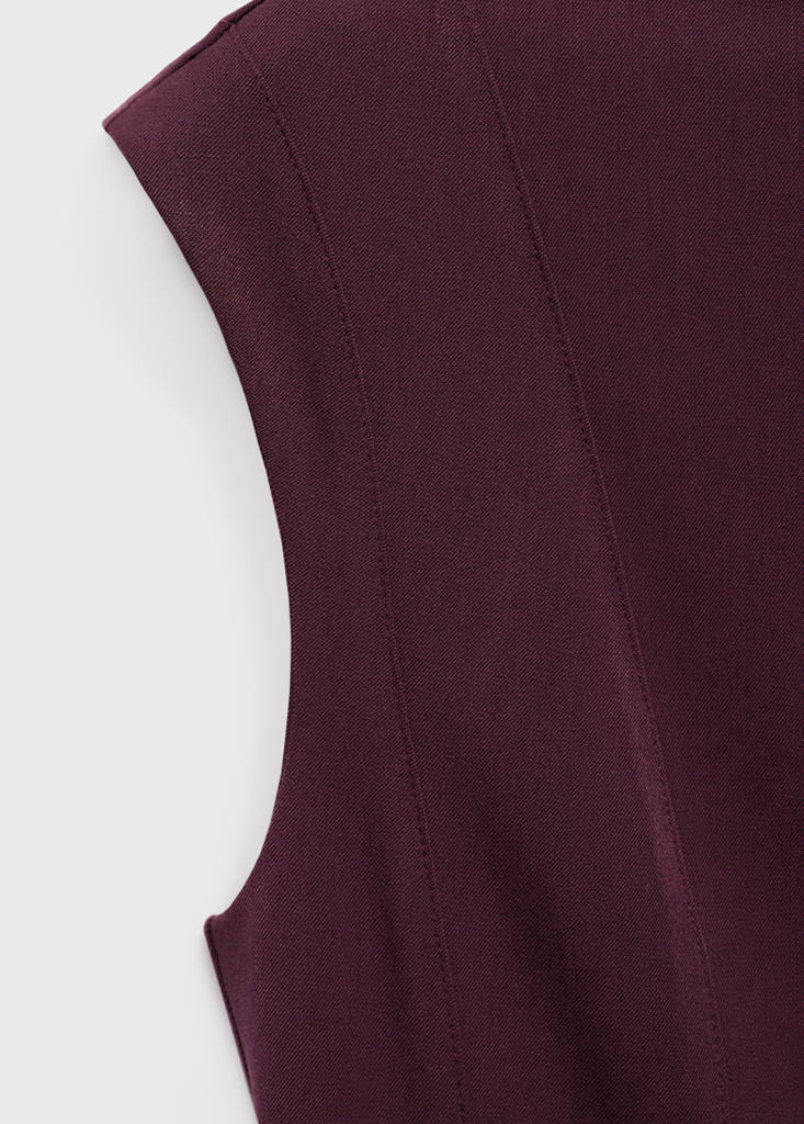 Flared Dress with Seam Detail
