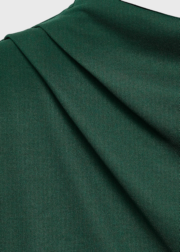 Tuta Intera Diritta Collo Drappeggiato